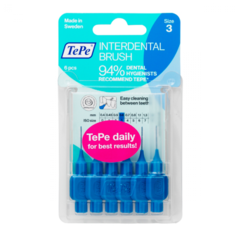 TePe Interdental brush original межзубные ершики 0,6 мм (6 шт) синие