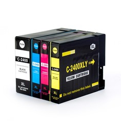 Комплект картриджей для струйного принтера Superfine PGI-2400 XL 4 цвета, совместимый