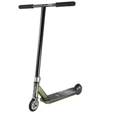 Трюковый самокат Tech Team Ragtag 2021 черный с зеленым