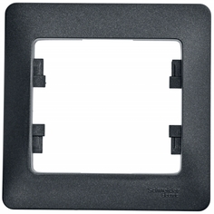 Рамка Schneider Electric Glossa 1-ая Антрацит