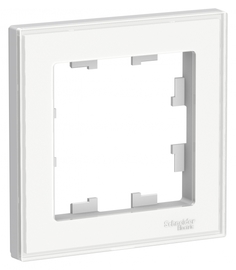 Рамка Schneider Electric AtlasDesign Art 1-ая Белая