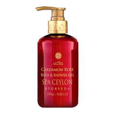 Гель для ванны и душа SPA CEYLON "РОЗА И КАРДАМОН" 250 мл