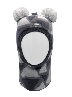 Шапка-шлем для мальчика Reike Bunnies grey, RKN2021-1 BNS grey, р.46