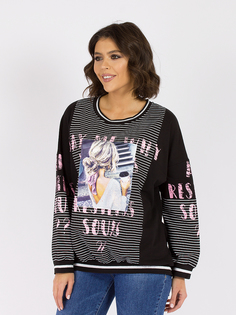 Свитшот женский DAIROS GD69300923 черный 2XL