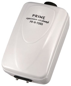 Компрессор для аквариума Prime PR-H-7000 двуканальный, 2 х 6 л/мин P.R.I.M.E.