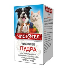 Пудра для грызунов, кошек, птиц, собак против блох и клещей Чистотел универсальная, 100 мл ЭКОПРОМ