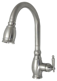 Смеситель для кухонной мойки Seaman SSN-2168P 395363 никель