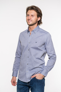 Рубашка мужская Westrenger WS1SM-18-30 серая 50