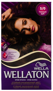 Краска для волос Wella Wellaton 5/0 Темный дуб 50 мл