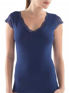 Футболка женская BlackSpade BS1348 синяя XXL