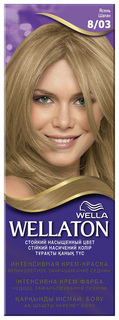 Краска для волос Wella Wellaton 8/03 ясень 110 мл