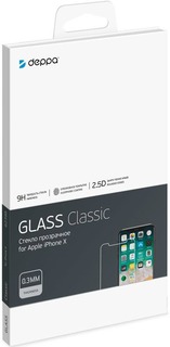 Защитное стекло Deppa для Iphone X Classic 0.3mm clear