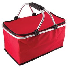 Термосумка CB-7046 складная с алюминиевым каркасом (48x27x24см) 30 л (005341), красная Ecos
