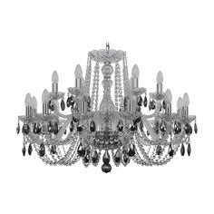 Хрустальная люстра 1402/12+6/300 Ni K731 Bohemia Ivele Crystal