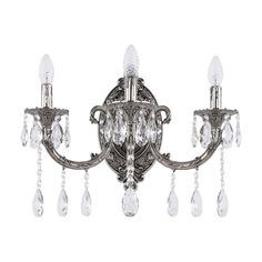 Хрустальное настенное бра 7109B12/3/210 A NB Bohemia Ivele Crystal