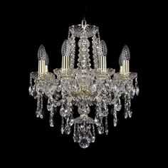Хрустальная люстра 1415/8/141 G Bohemia Ivele Crystal