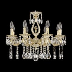 Хрустальная люстра 72402/8/175 A GW FA10S Bohemia Ivele Crystal