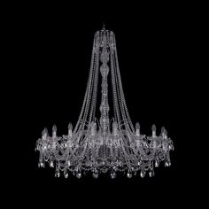 Хрустальная люстра 1411/20/460/h-151 Ni Bohemia Ivele Crystal