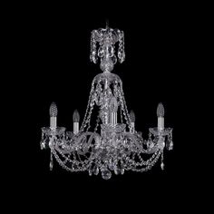 Хрустальная люстра 1406/5/195/XL-64 Ni Bohemia Ivele Crystal
