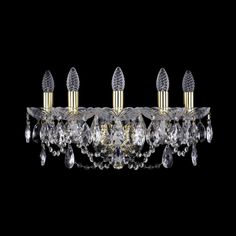 Хрустальное бра 1402B/5/160/XL G Bohemia Ivele Crystal