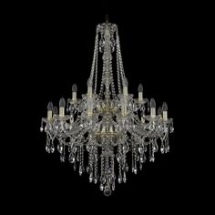 Хрустальная люстра 1415/12+6/300/h-112/2d G Bohemia Ivele Crystal