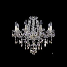 Хрустальная люстра 1415/8/200 G K801 Bohemia Ivele Crystal