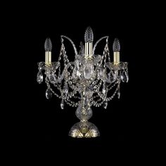 Настольная лампа 1411L/3/141-39 G Bohemia Ivele Crystal