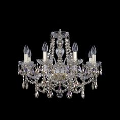 Хрустальная люстра 1411/8/195 G R801 Bohemia Ivele Crystal