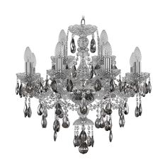 Хрустальная люстра 1415/8+4/200 Ni K731 Bohemia Ivele Crystal