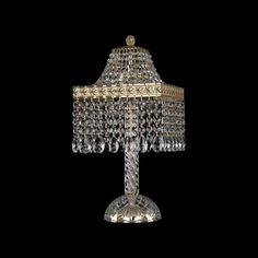Хрустальная настольная лампа 19202L4/H/20IV G Bohemia Ivele Crystal