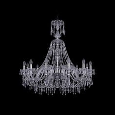 Хрустальная люстра 1403/12/360/XL-100 Ni Bohemia Ivele Crystal