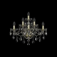 Хрустальное бра 1415B/3+2+1/220/XL G Bohemia Ivele Crystal