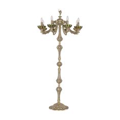 Торшер 72009T/8/210 FP P Amber-Green/H-1H FA5S Bohemia Ivele Crystal