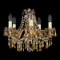 Хрустальная люстра 1403/5/141 G M777 Bohemia Ivele Crystal