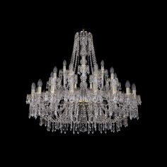 Хрустальная люстра 1403/20+10+5/360 G Bohemia Ivele Crystal