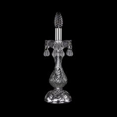 Настольная лампа 1410L/1-31 Ni V0300 Bohemia Ivele Crystal