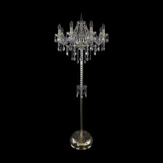 Торшер 1415T2/8/200-160 G Bohemia Ivele Crystal
