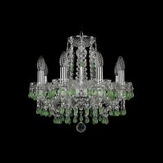 Хрустальная люстра 1410/8/141 Ni V5001 Bohemia Ivele Crystal