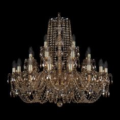 Хрустальная люстра 1402/16+8+4/300 G M721 Bohemia Ivele Crystal