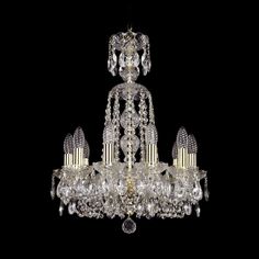 Хрустальная люстра 1402/10/141/XL-58 G Bohemia Ivele Crystal