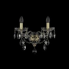 Хрустальное бра 1415B/2/165/XL G Bohemia Ivele Crystal