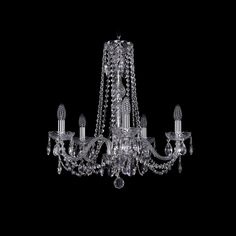 Хрустальная люстра 1402/5/195/h-58 Ni Bohemia Ivele Crystal