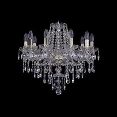 Хрустальная люстра 1415/10/200 G Bohemia Ivele Crystal