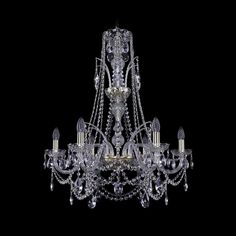 Хрустальная люстра 1411/6/240/XL-83 G Bohemia Ivele Crystal