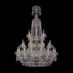 Хрустальная люстра 1409/16+8+4/300/XL-130/3d G Bohemia Ivele Crystal