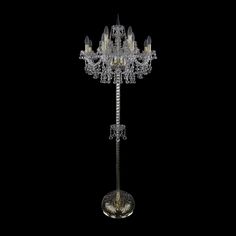 Торшер 1409T2/8+4/195-165 G Bohemia Ivele Crystal