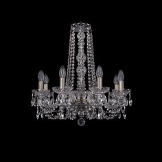 Хрустальная люстра 1402/8/195/h-58 Pa Bohemia Ivele Crystal