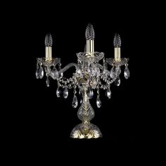 Настольная лампа 1415L/3/141-39 G Bohemia Ivele Crystal