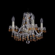 Хрустальная люстра 1410/4/141 G V1003 Bohemia Ivele Crystal
