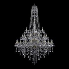 Хрустальная люстра 1415/20+10+5/400/h-182/3d G Bohemia Ivele Crystal